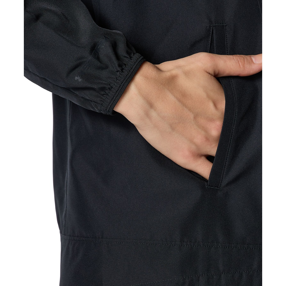 UA NO LINER WOVEN FULL-ZIP HOODIE