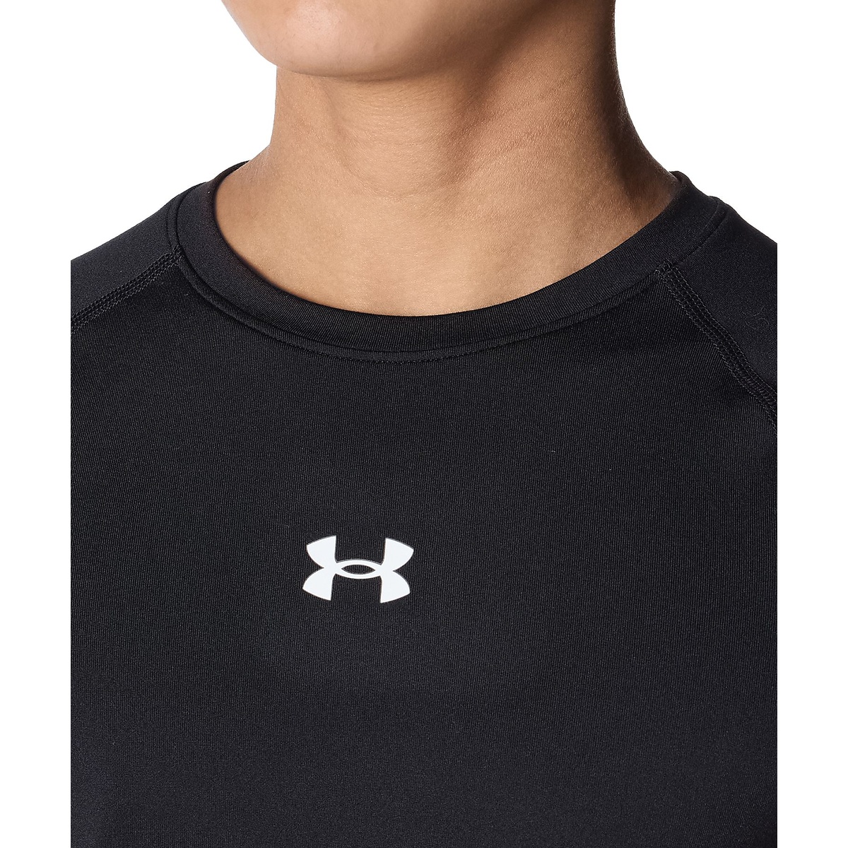 UA HEATGEAR COMFORT FITTED SHORT SLEEVE CREW NECK SHIRT