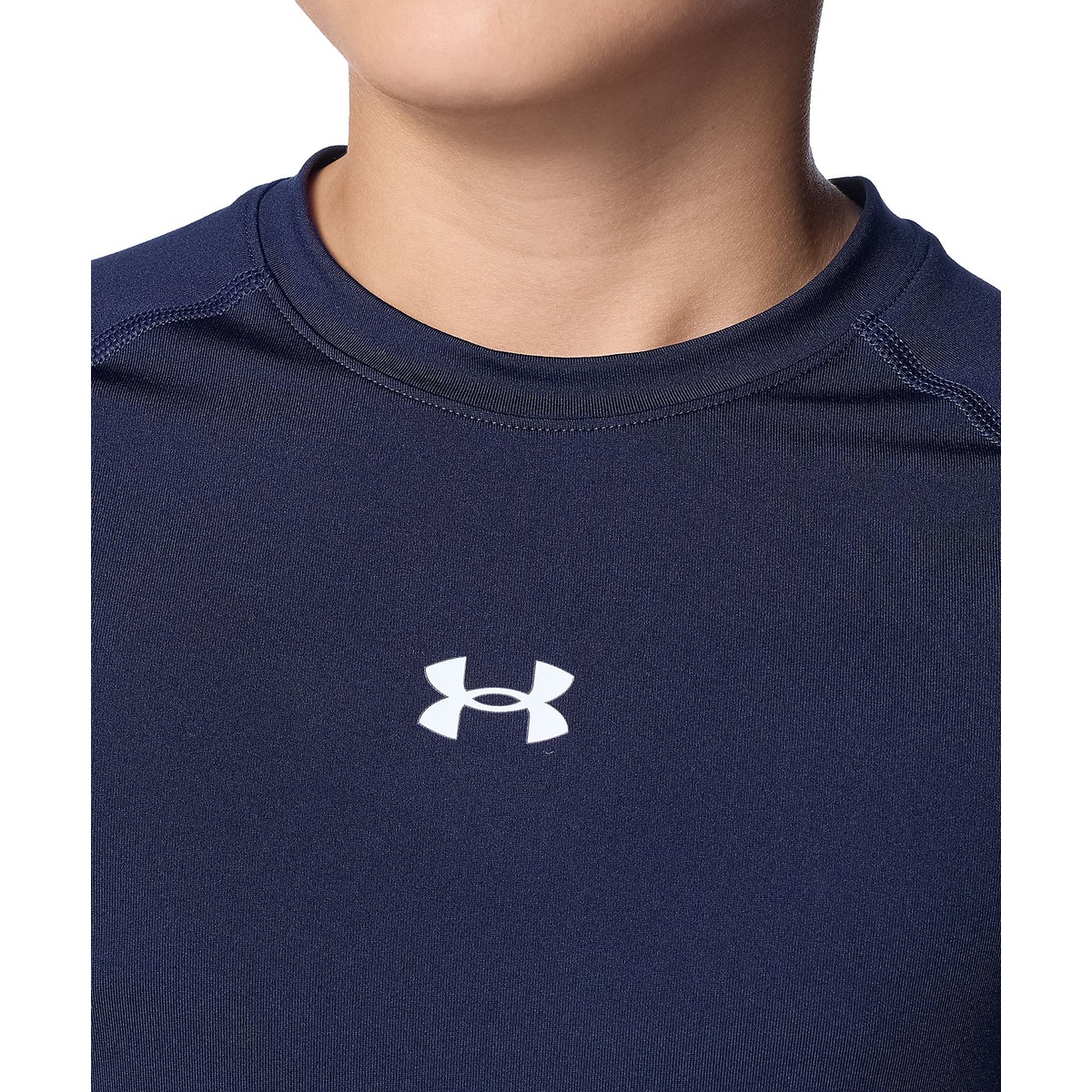 UA HEATGEAR COMFORT FITTED SHORT SLEEVE CREW NECK SHIRT