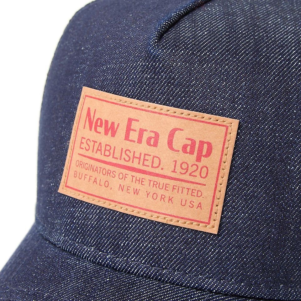 940AFTR DENIM LOGO SNAP LP NVY