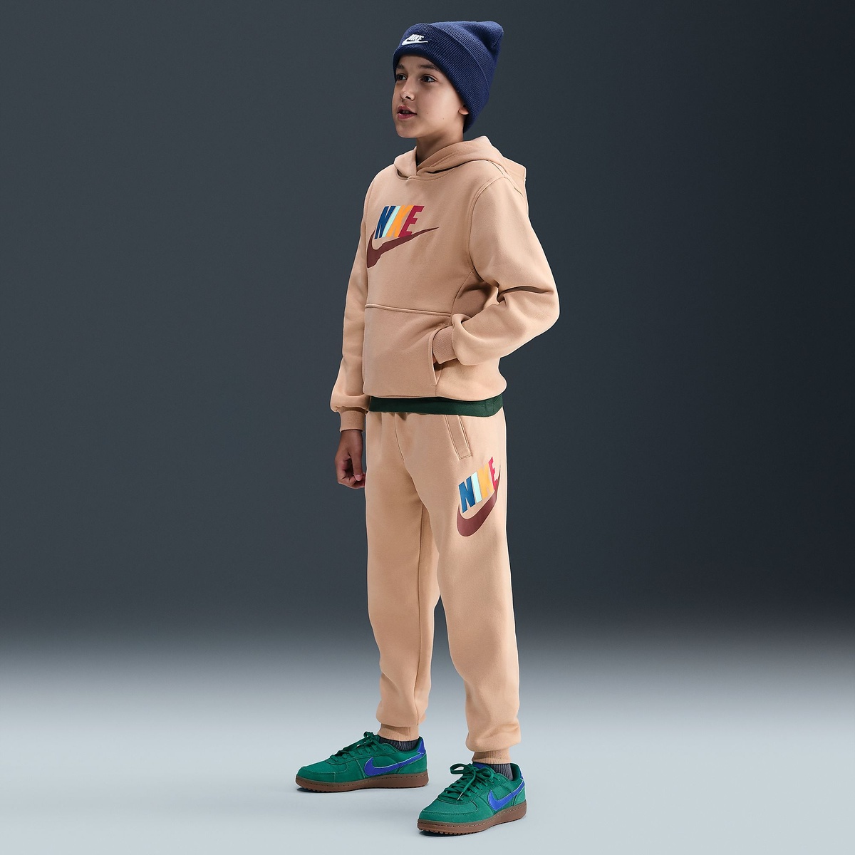 ナイキ YTH NSW クラブ フリース ハイブリッド L/S フーディ