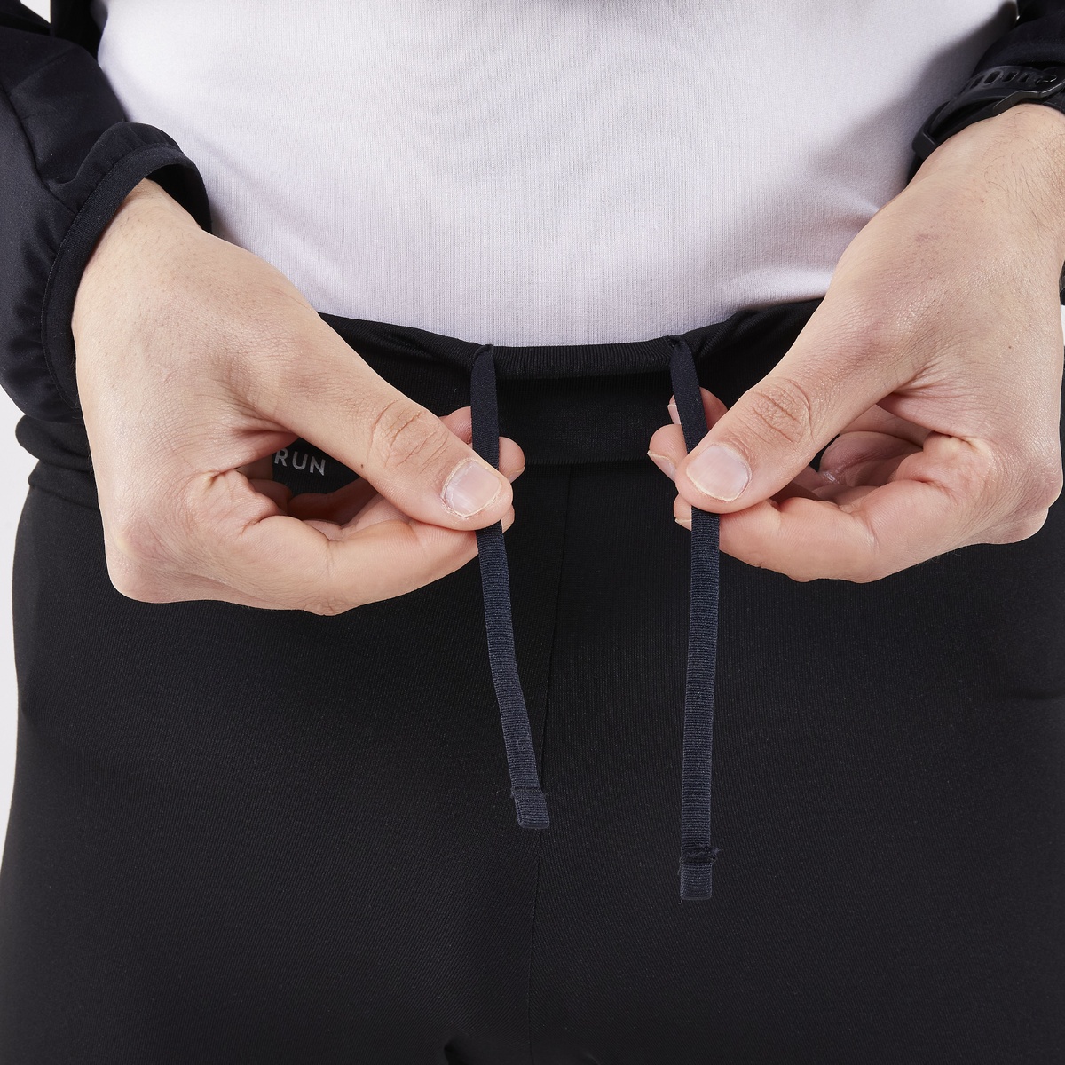 KIPRUNメンズロングタイツRUN100 BLK