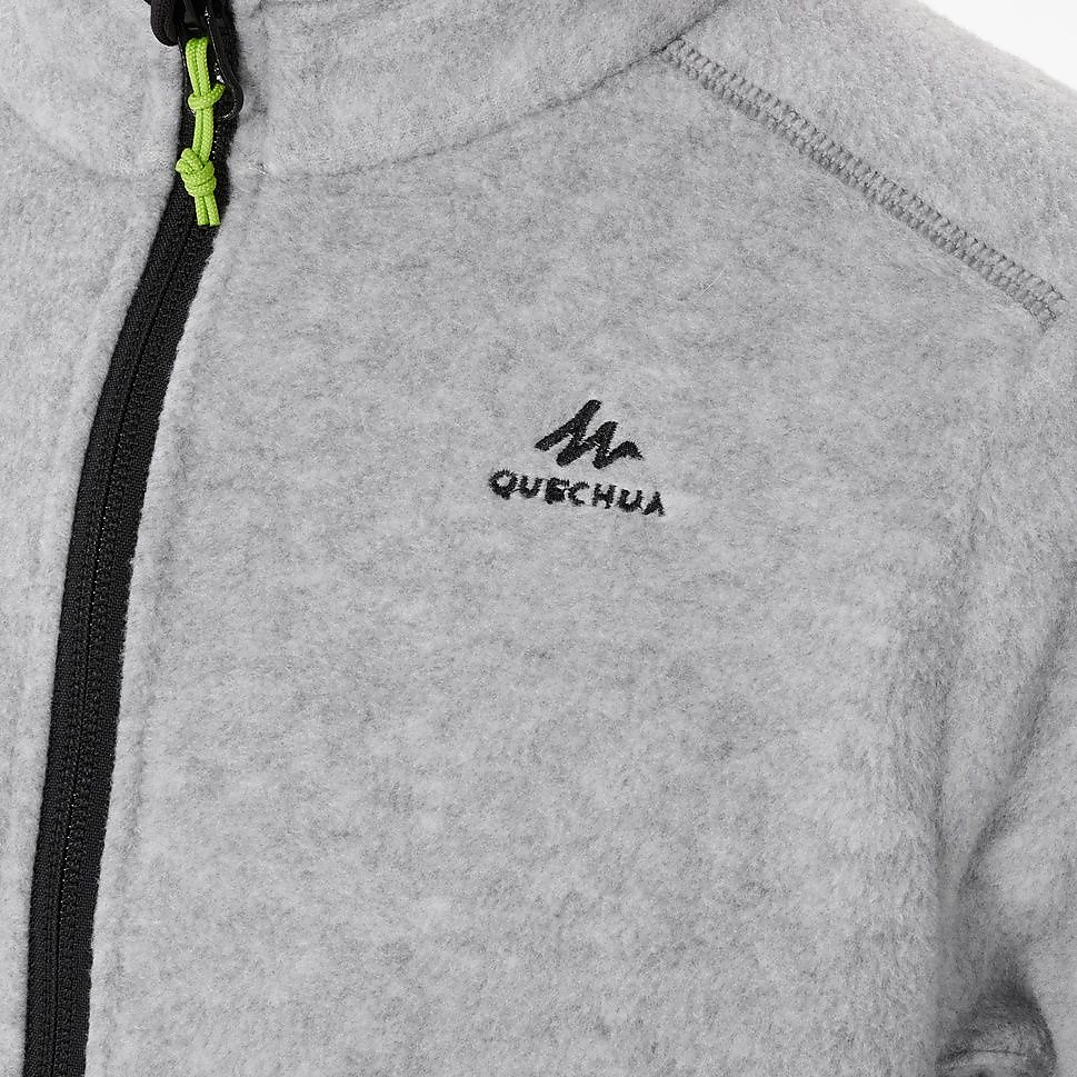 QUECHUAキッズフリースジャケットMH100 GRY