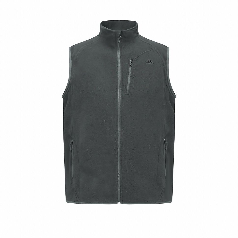QUECHUAメンズフリースベストMH100 GRN