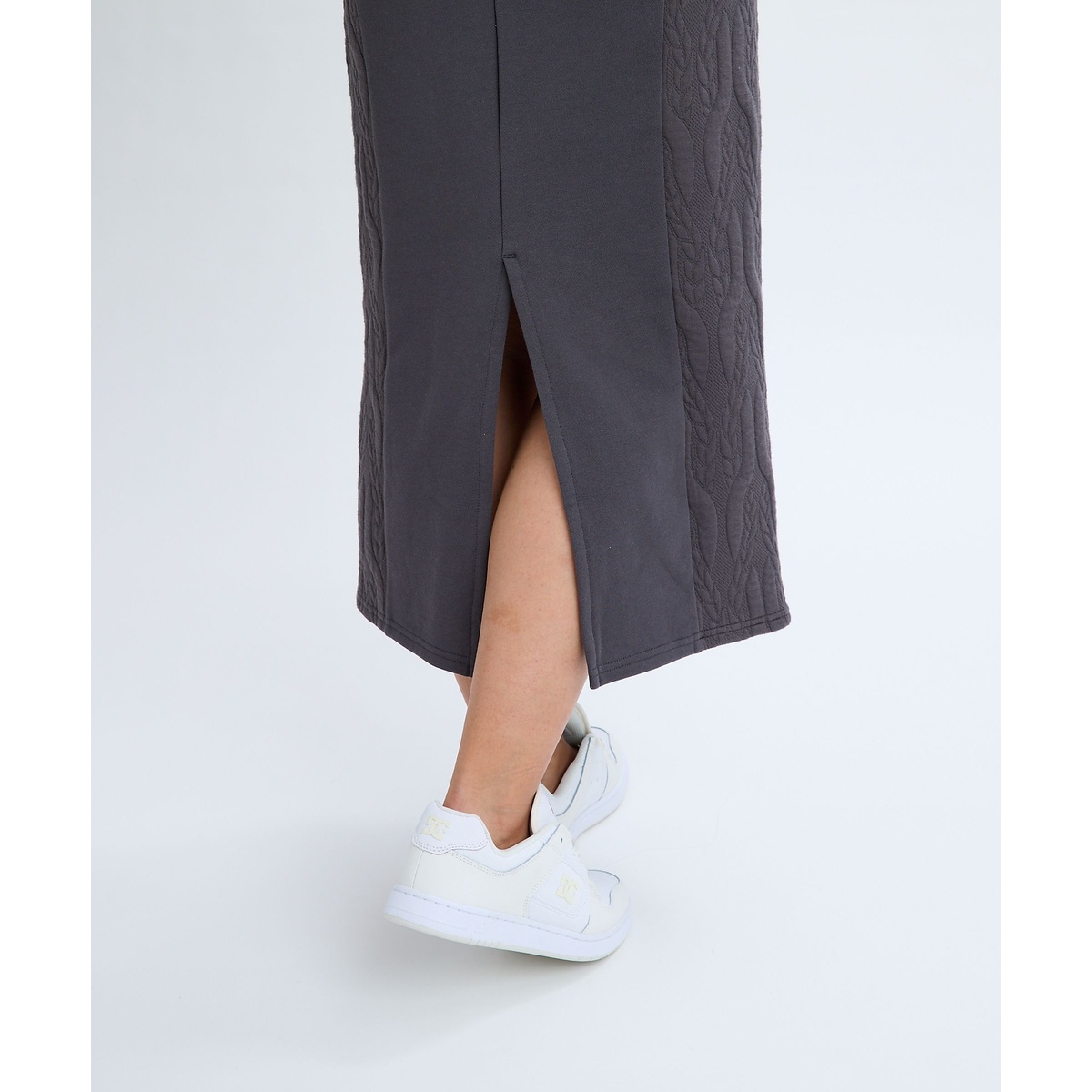 QUILT MIX LONG SKIRT