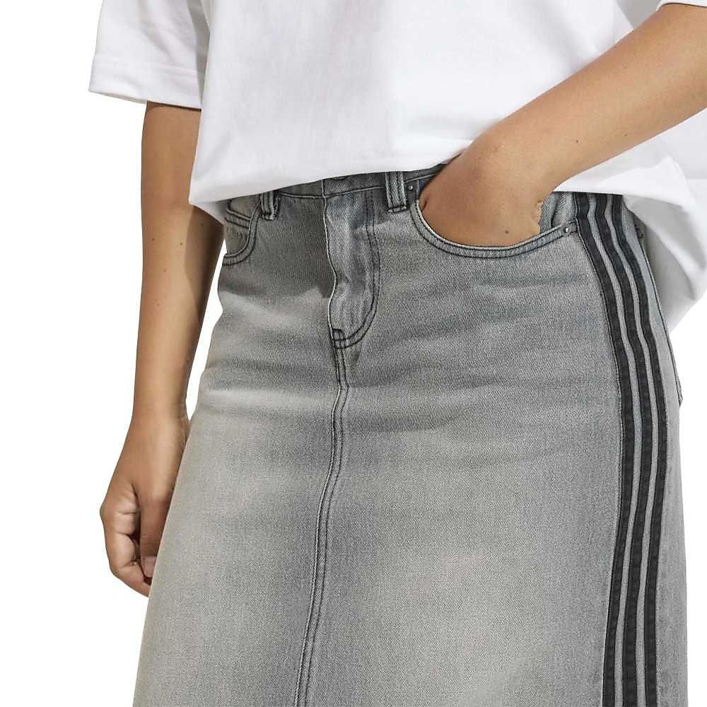 3 STRIPES PENICL SKIRT DENIM