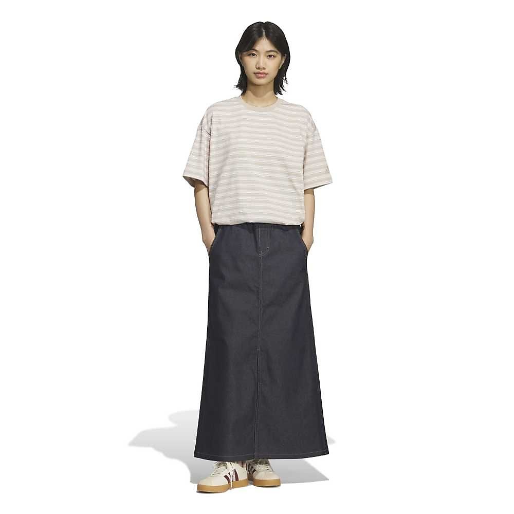 W STADIUM C ロングデニムスカート
