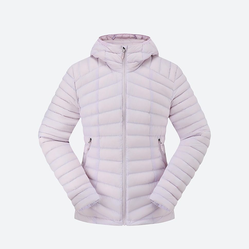 FORCLAZレディースダウンジャケット フード付きTREK100 PPL