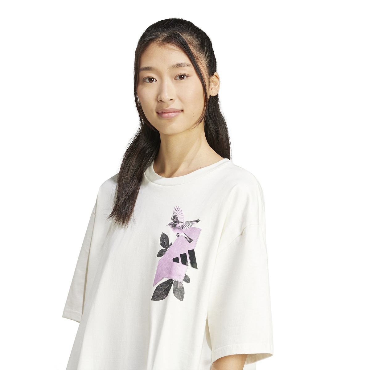 W LEAF グラフィック Tシャツ