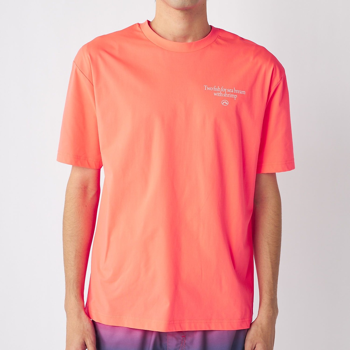 メンズRUSTYハンソデUVTシャツ