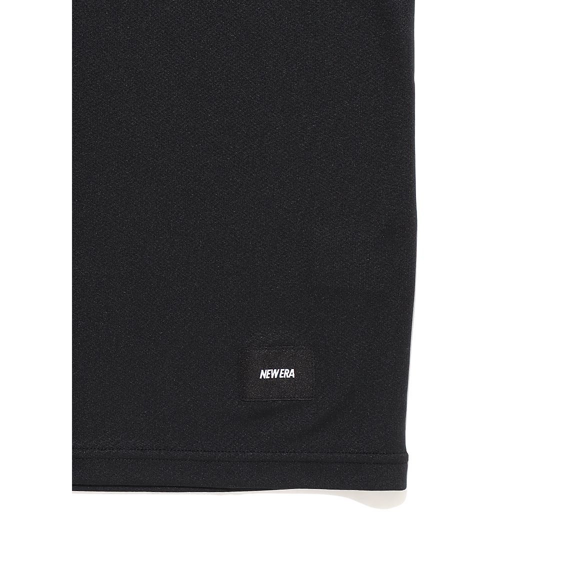 PAB SS TECH STRIPE COLLAR TEE BLK