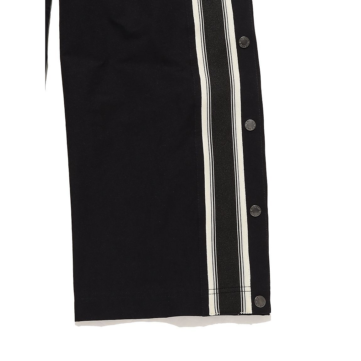 PAB STRETCH NYLON SIDE SNAP PT BLK