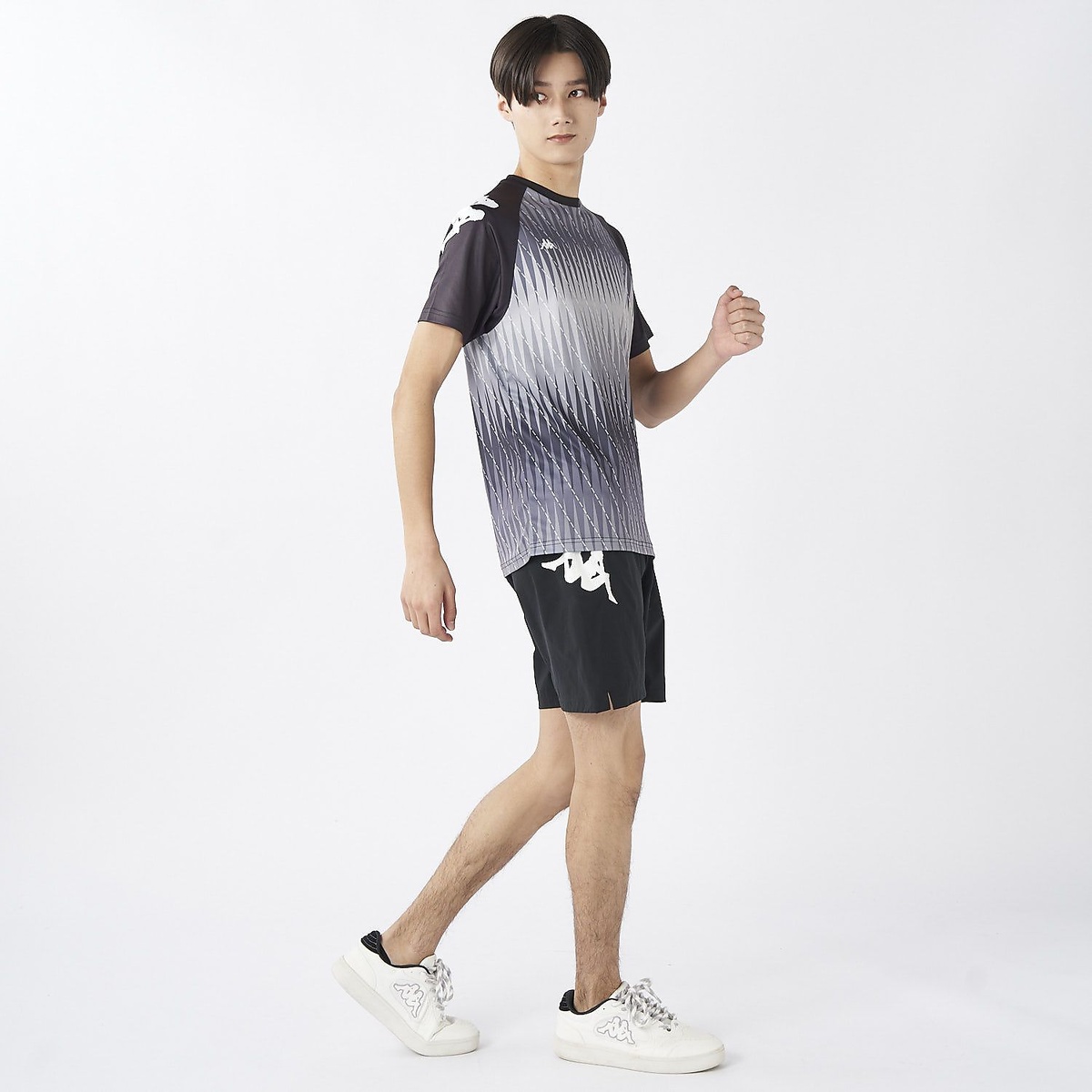 Kappa 半袖シャドー柄シャツ