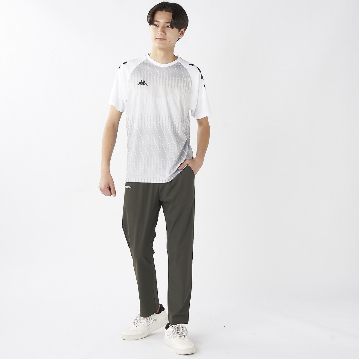 Kappa 半袖シャドー柄シャツ