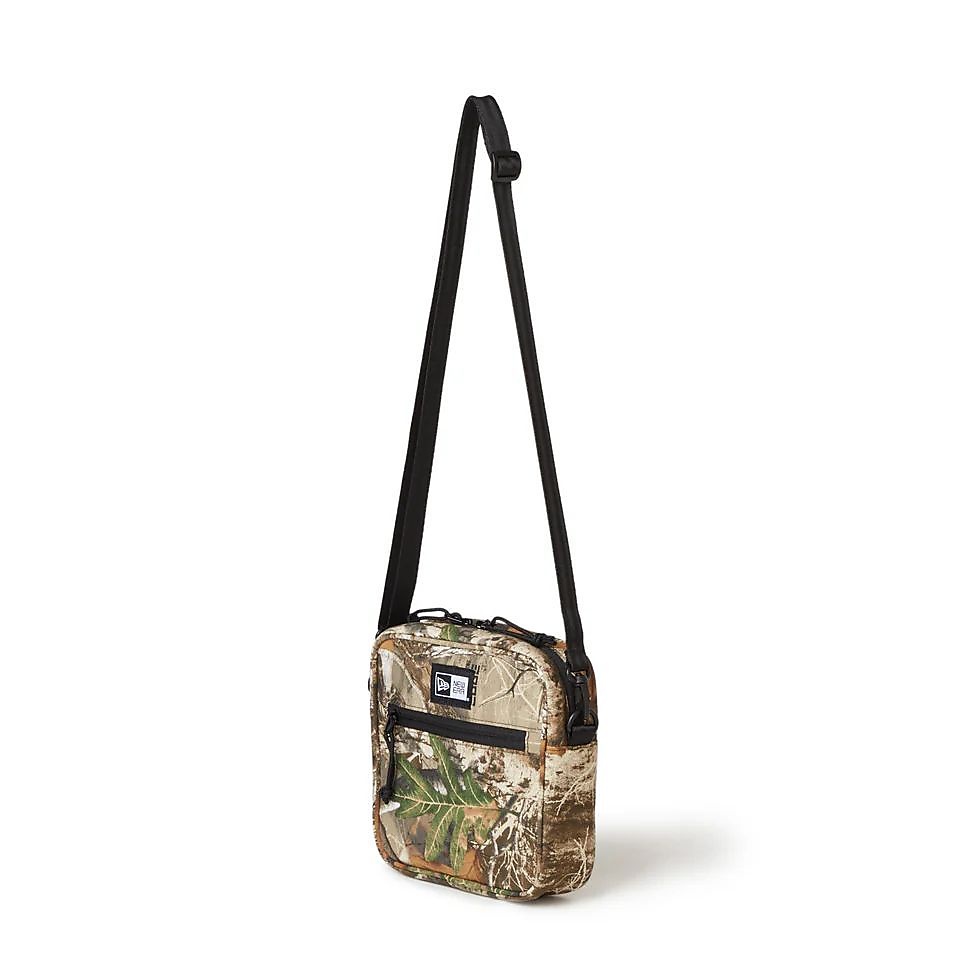SQUARE SHOULDER POUCH REAL TREE
