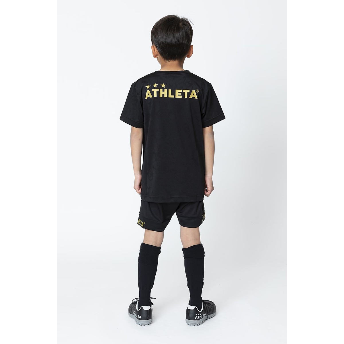 FCA ジャガードプラTシャツ JrBLK
