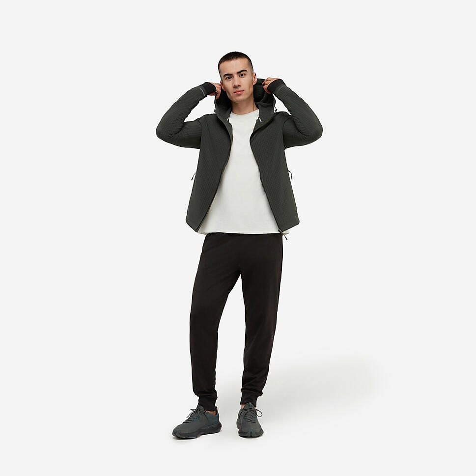 DecathlonメンズジャケットRUN500 WARM KAK