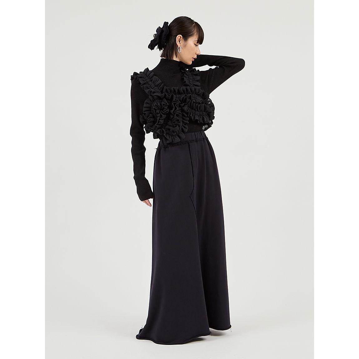 スウェットマキシスカート