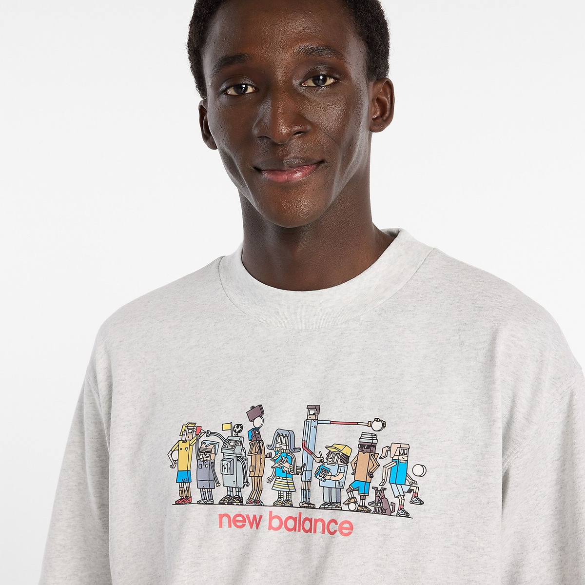 Ghica ラインアップオーバーサイズTシャツ