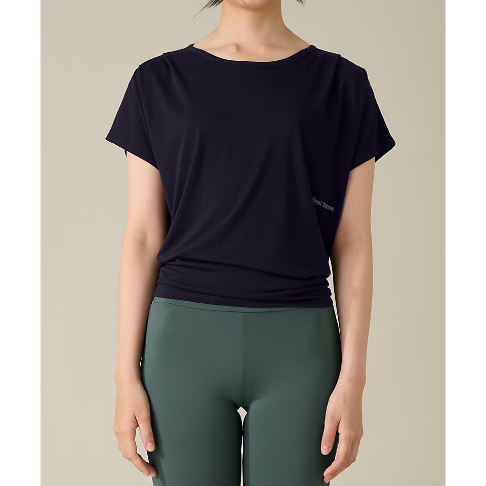 Real Stone フレンチスリーブトップ NV