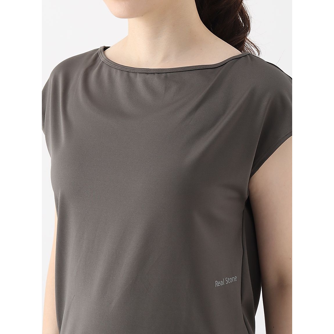 Real Stone フレンチスリーブトップ GRK