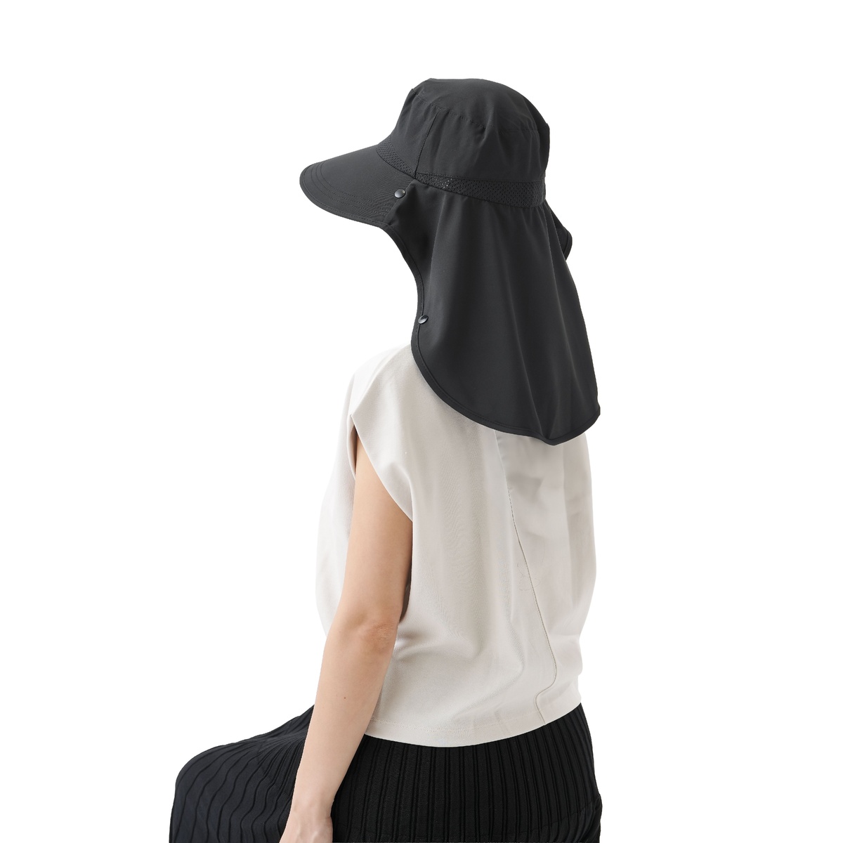 UV＆クールフェイスカバー付き3WAY帽子