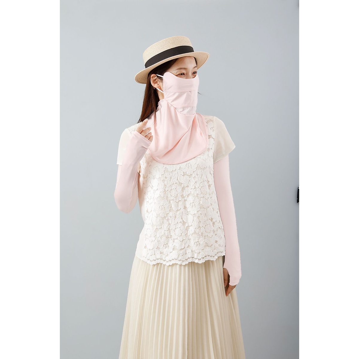 夏に差が出る　UVフェイスカバー