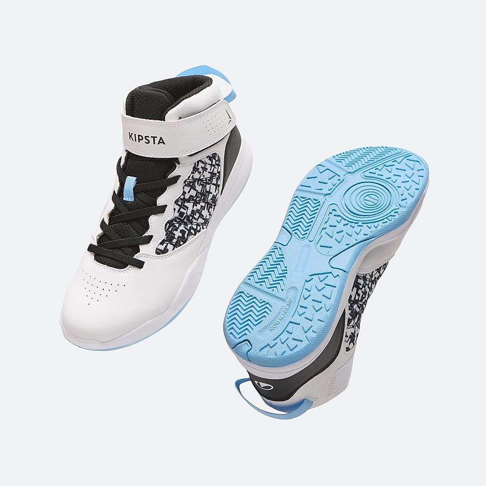 Decathlon キッズ バスケットボールシューズ 初級向 SE100 WHT