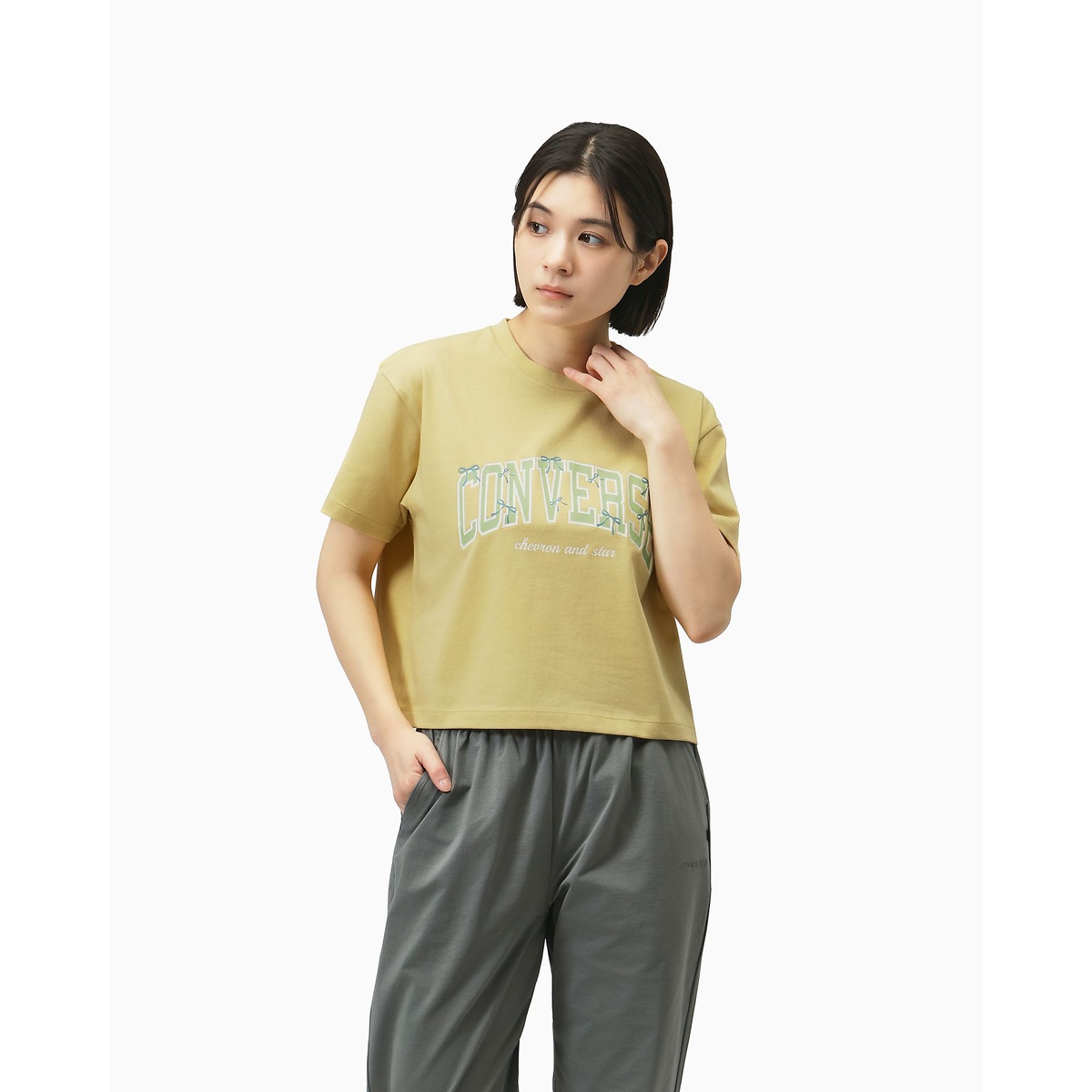 RIBBON ARCH LOGO TEE L