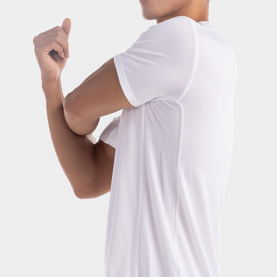 Decathlon メンズ半袖Tシャツ100 ジム・フィットネス WHT