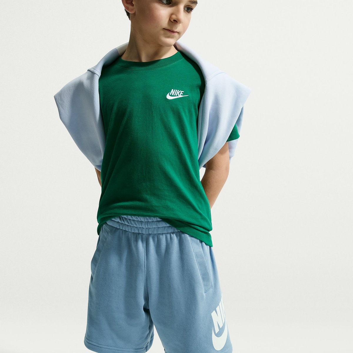 ナイキ YTH NSW クラブ FT ショート ハイブリッド