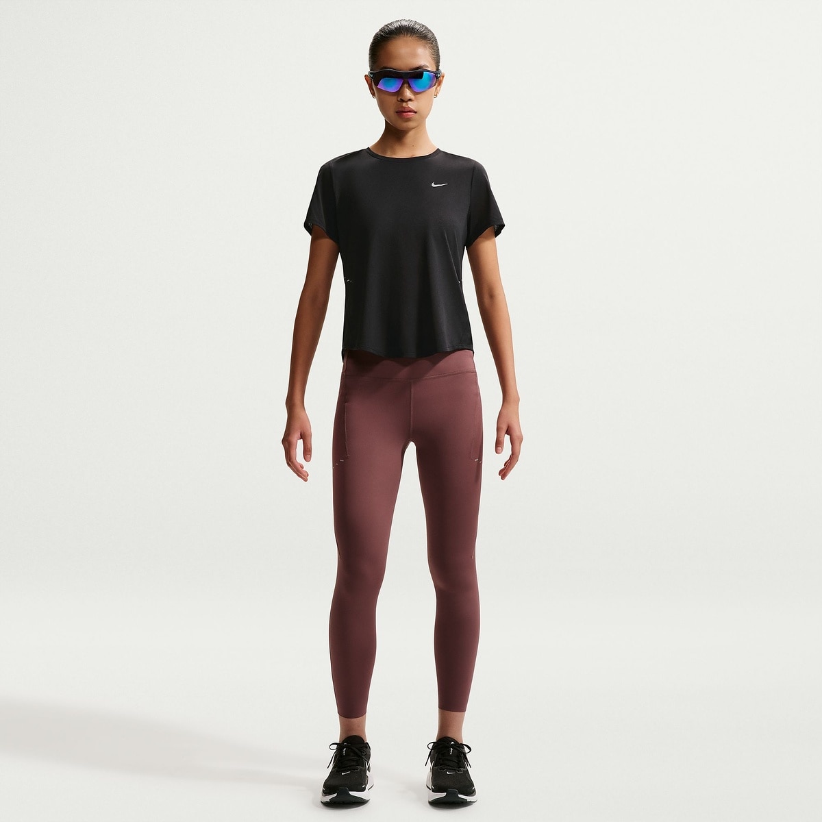 ナイキ ウィメンズ SWFT NVLT BRTHE S/S トップ