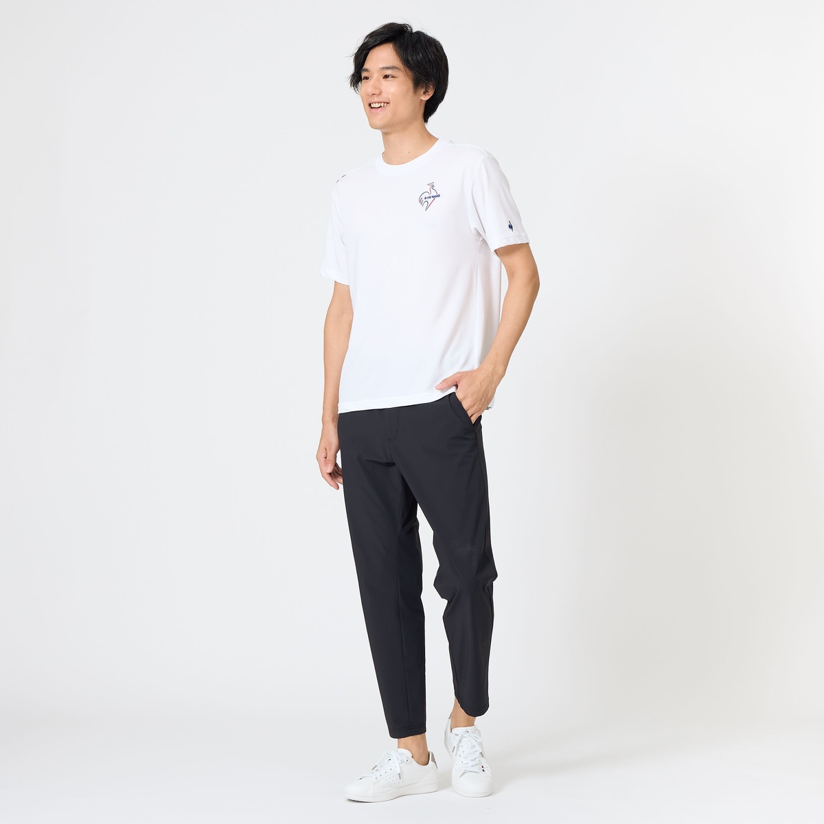 接触冷感ポリエチレン半袖Tシャツ