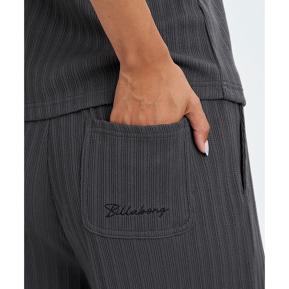 JACQUARD RIB LONG PANTS