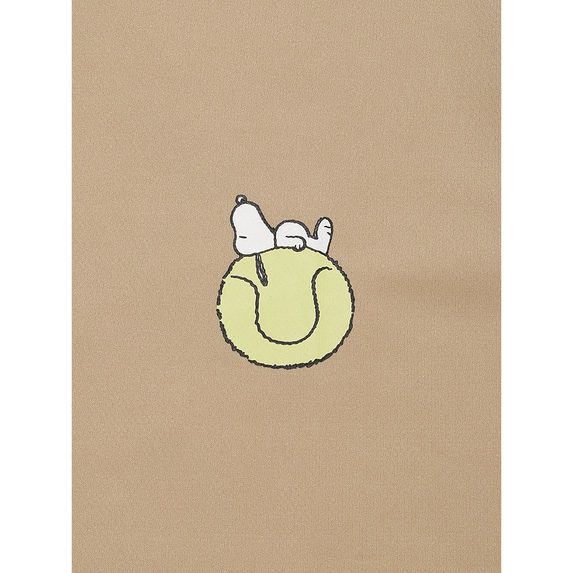 26PEANUTSテニスバックプリントTシャツ
