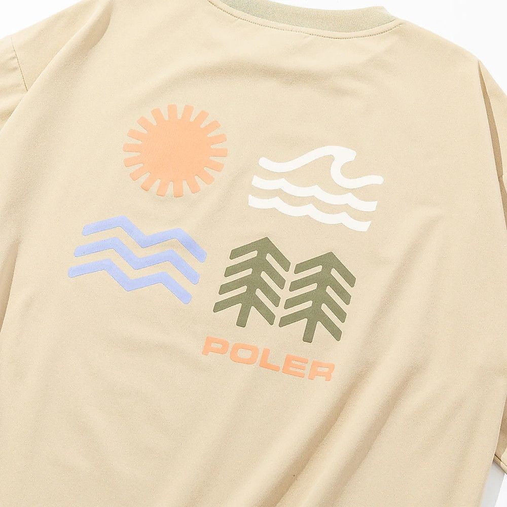 PL ELEMENT Q TEE BEIGE