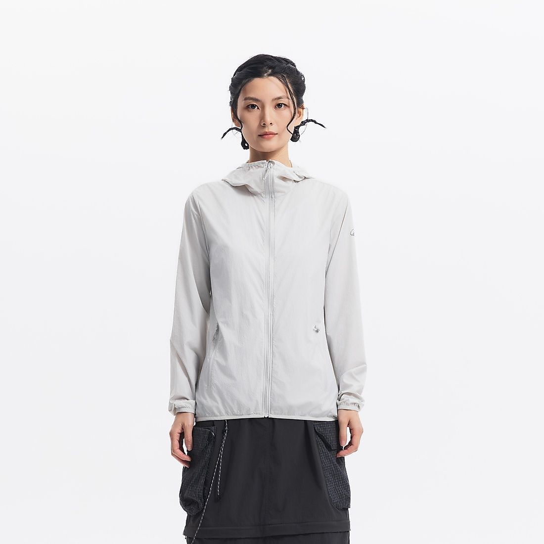 Decathlon レディース ジャケット UVカット HELIUM 100 GRY