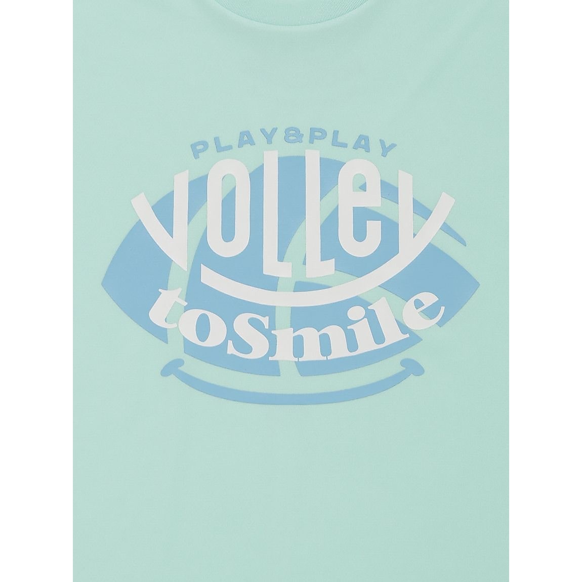 バレーグラフィックTシャツ スマイル