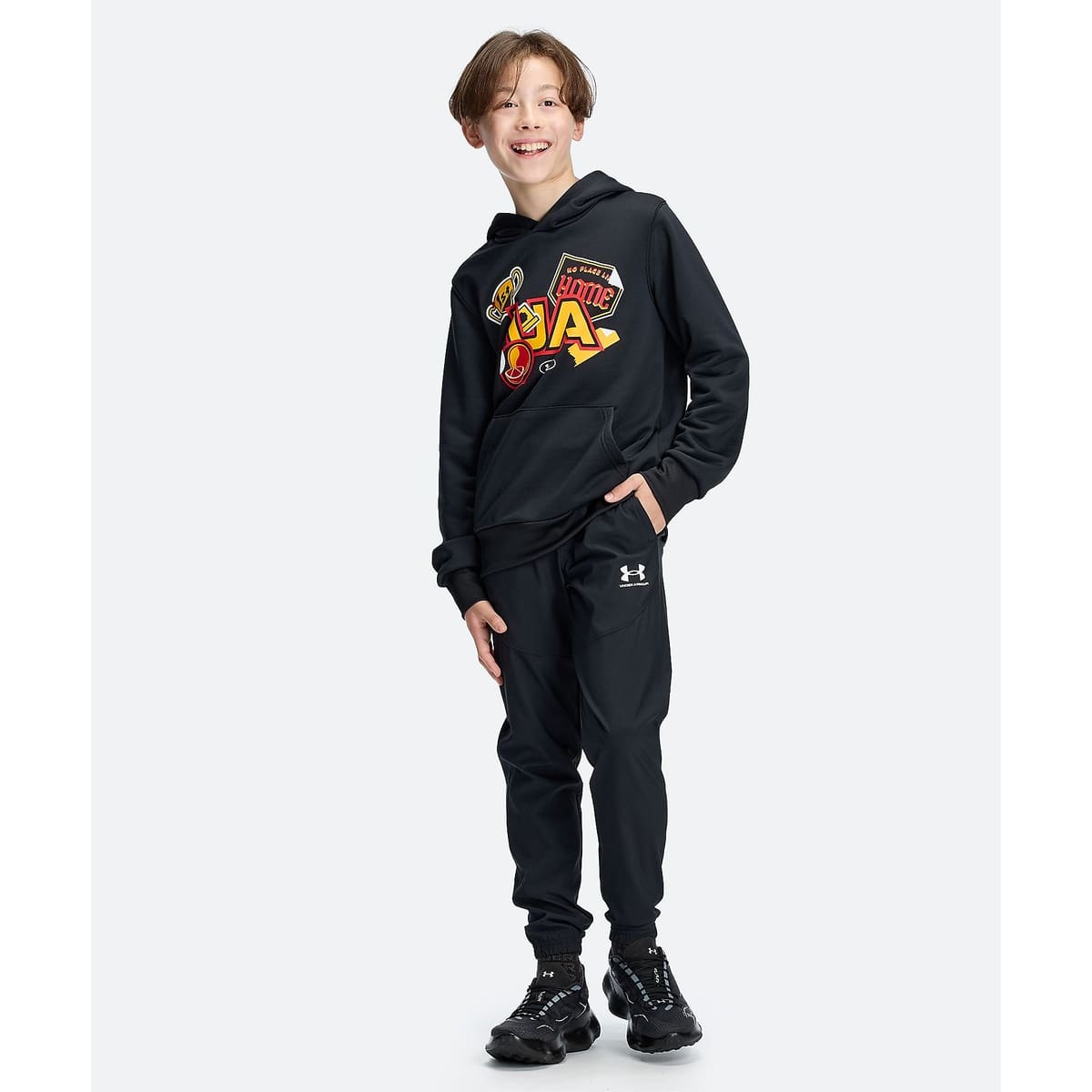 UA RIVAL LIGHTWEIGHT TERRY GRAPHIC HOODIE