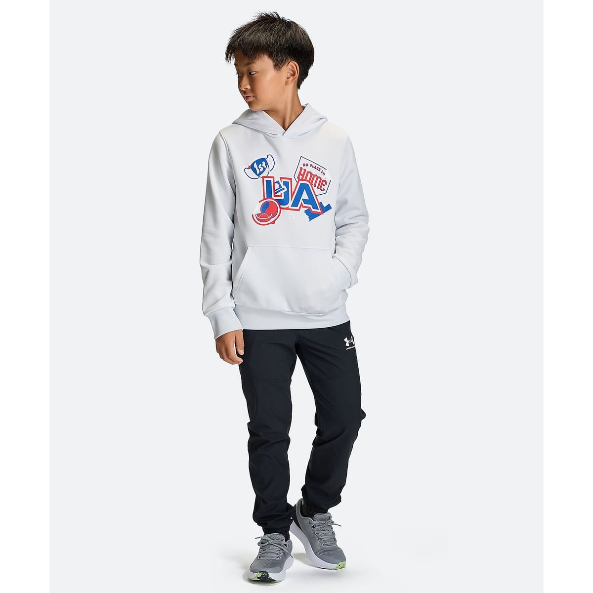 UA RIVAL LIGHTWEIGHT TERRY GRAPHIC HOODIE