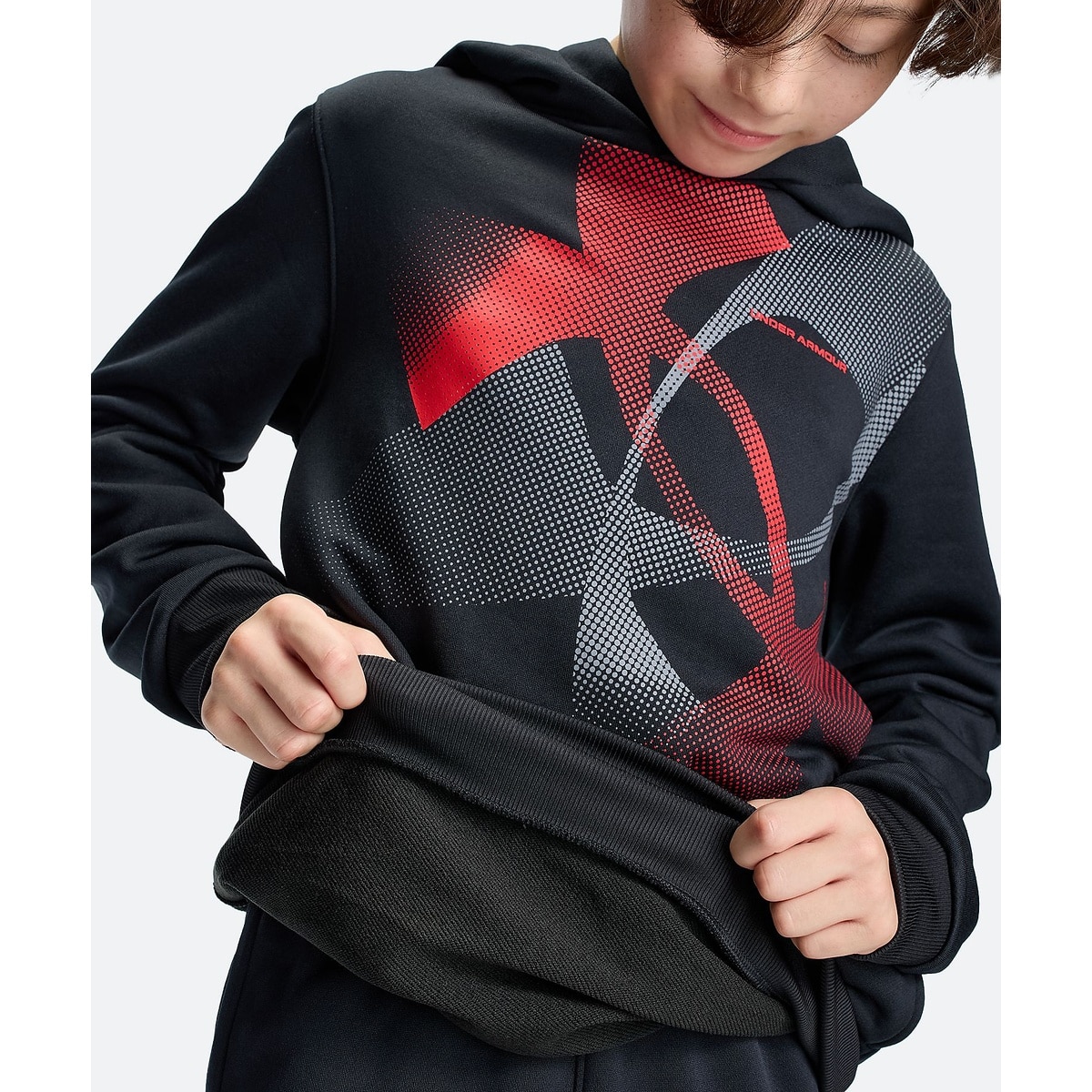 UA TECH TERRY SUPER BIG LOGO HOODIE