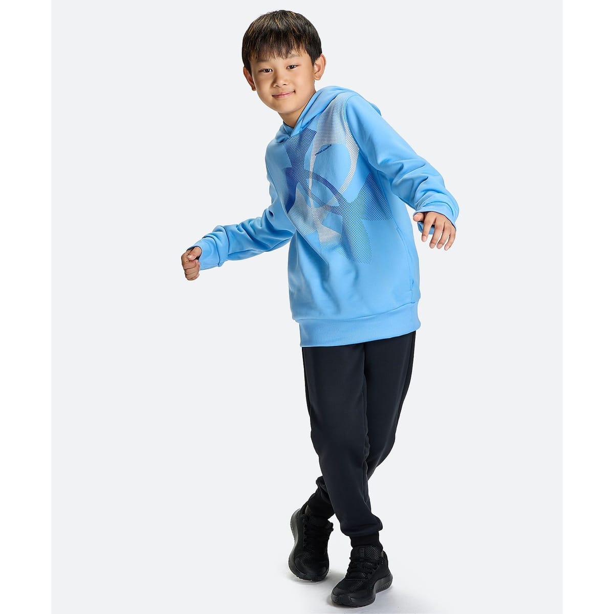 UA TECH TERRY SUPER BIG LOGO HOODIE