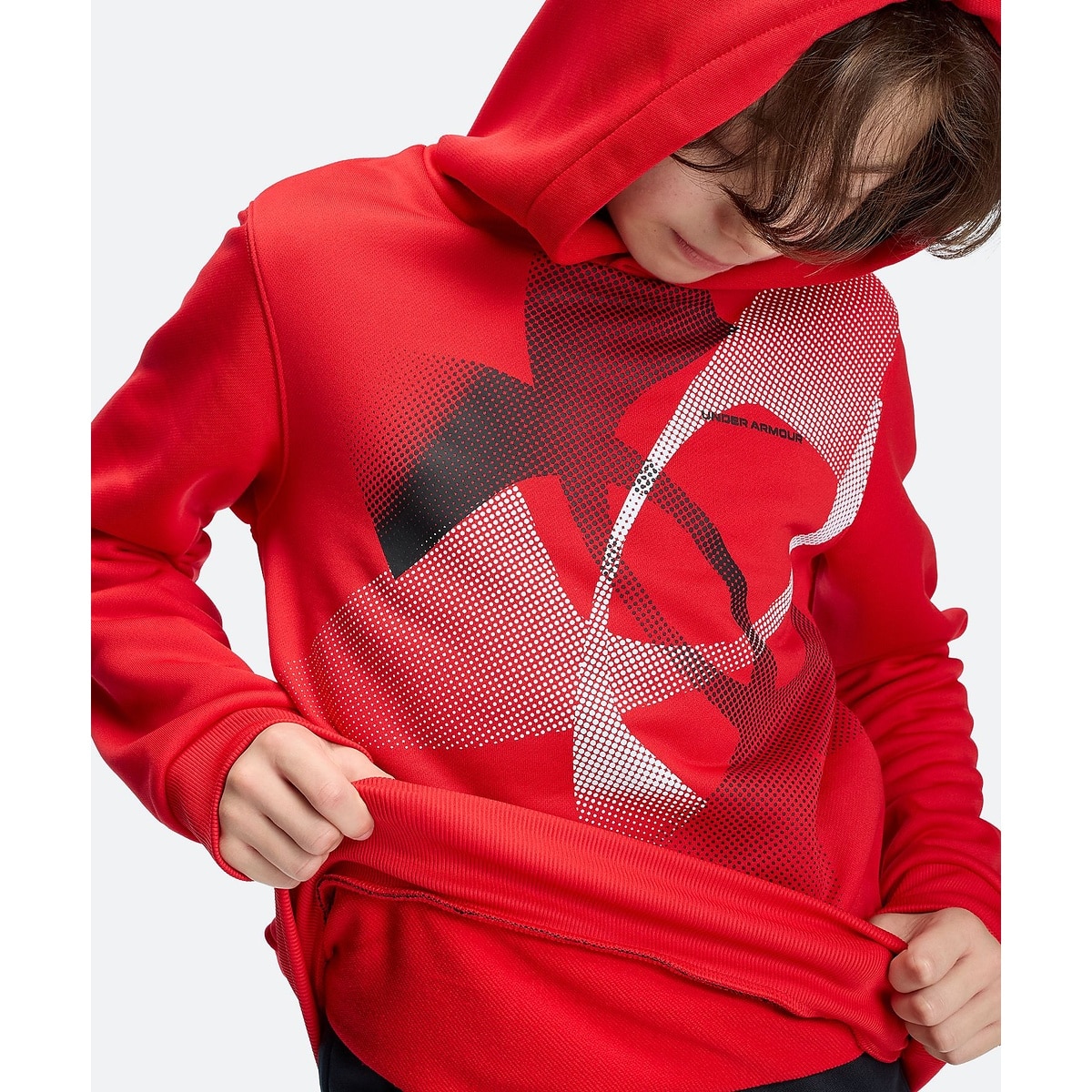 UA TECH TERRY SUPER BIG LOGO HOODIE