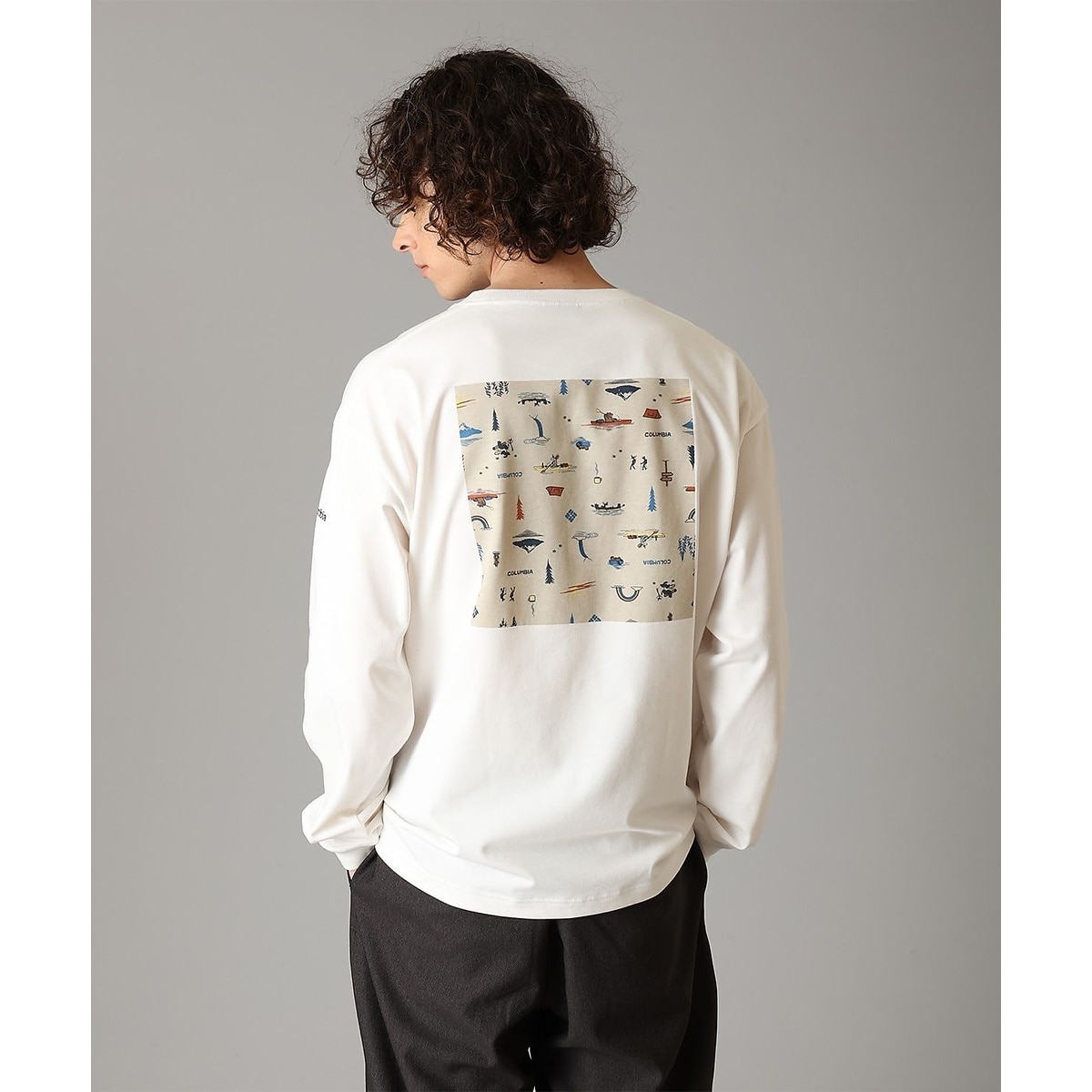 レイクトゥアベニューグラフィックロングスリーブTシャツ