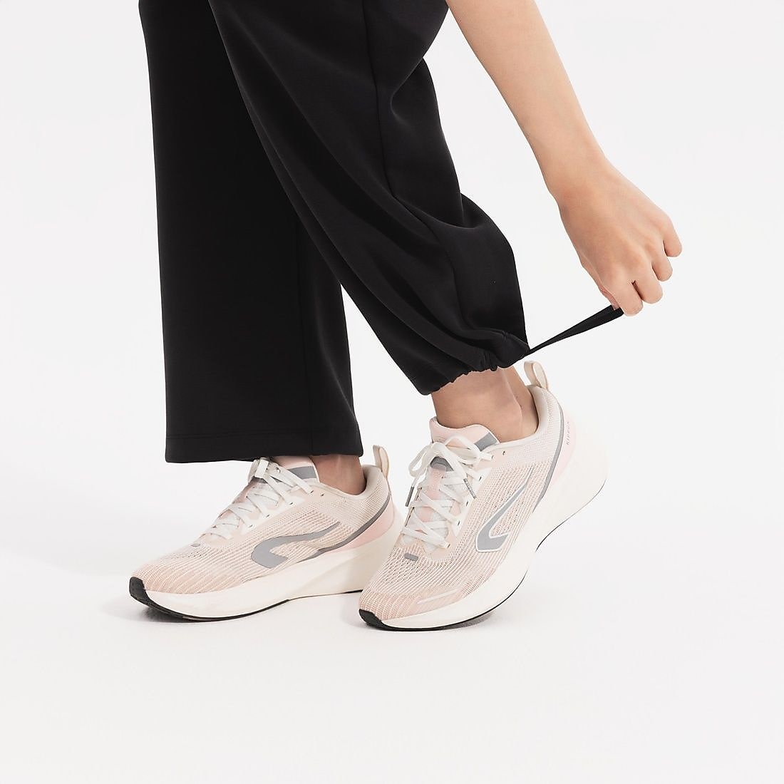 ヨガ レディース ストレッチパンツ BLK