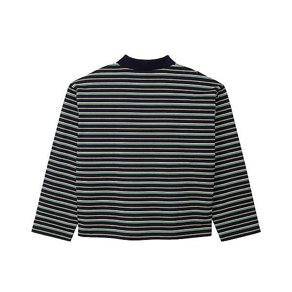 L/S BORDER POLO SHIRT