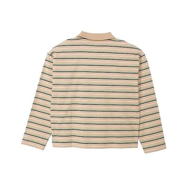 L/S BORDER POLO SHIRT
