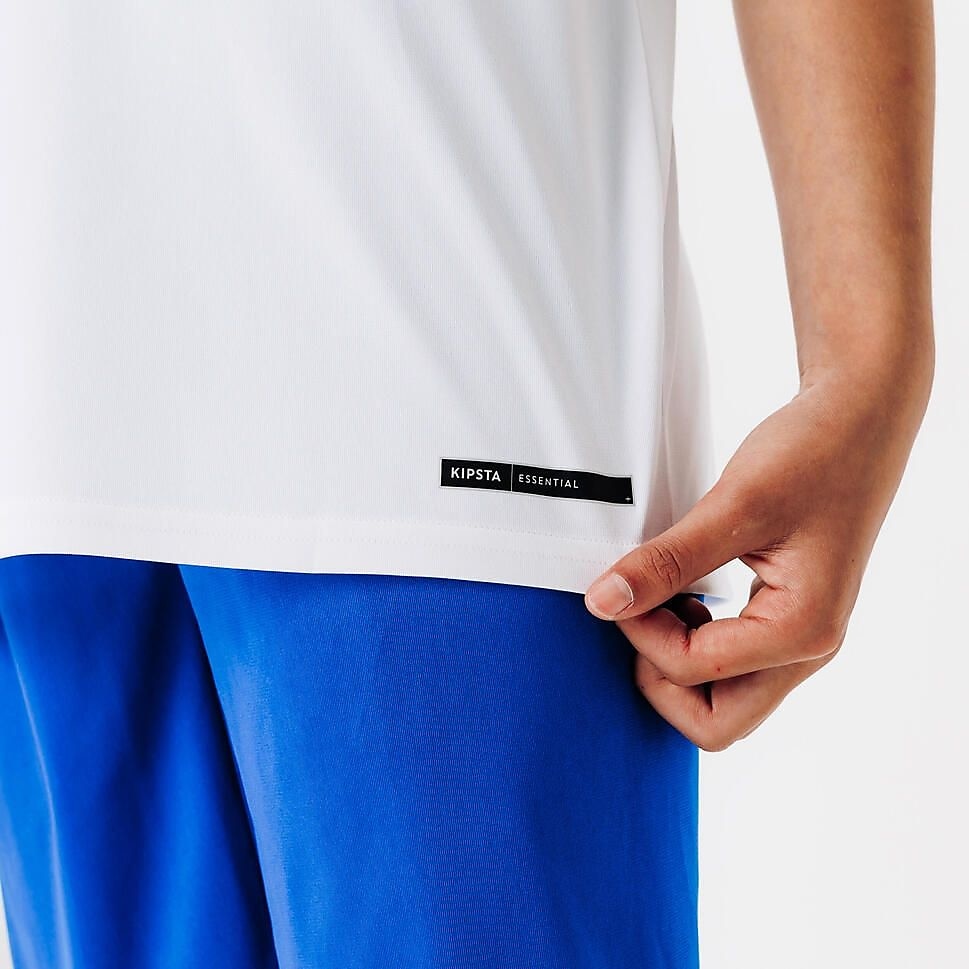 キッズ サッカー用半袖Tシャツ ESSENTIAL WHT