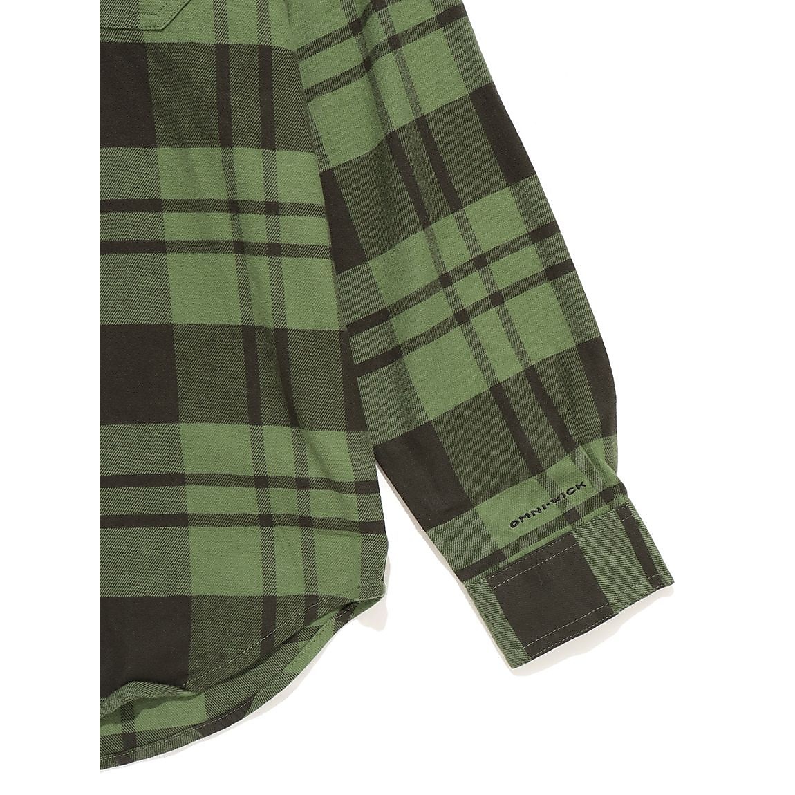 フレアガンストレッチフランネルシャツ