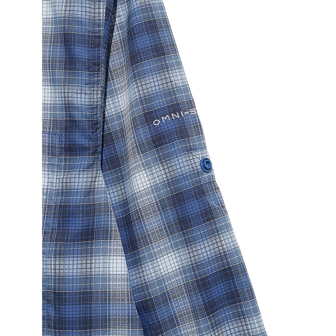 シルバーリッジユーティリティライトプレイドロングスリーブシャツ